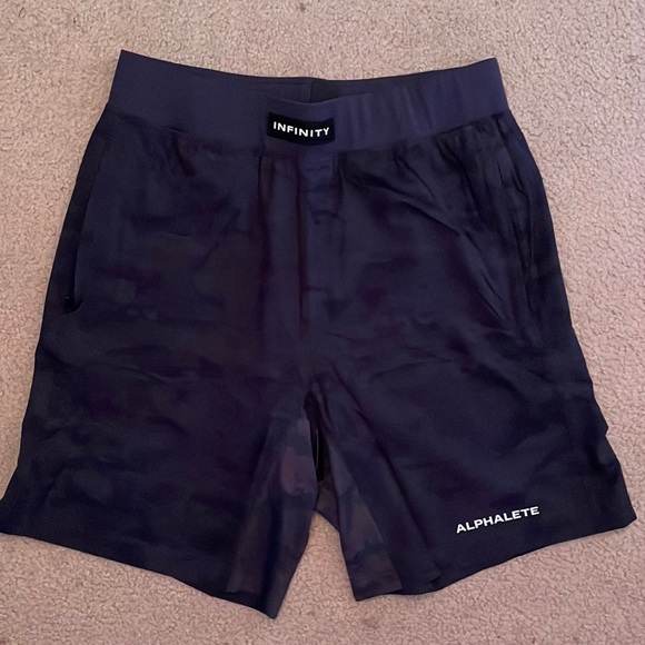 Alphalete Infinity Short. Size medium in Mens. Color is “Deep Space” - Picture 1 of 5
